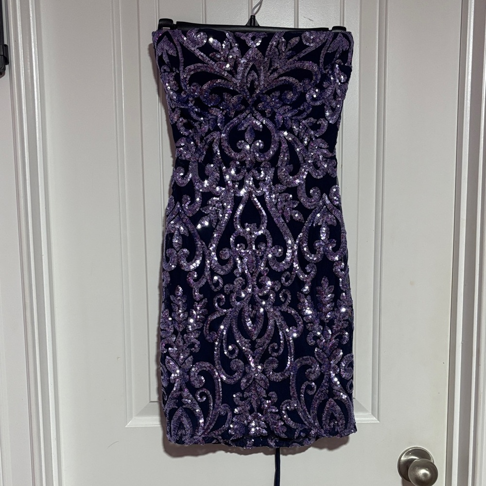 Windsor Strapless Sequin Dress